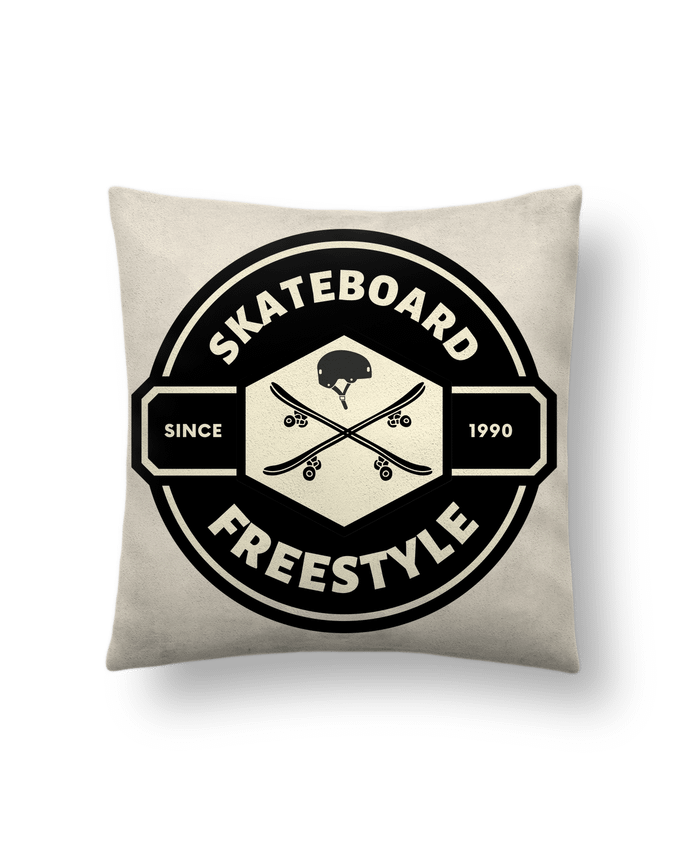 Coussin suédine Skateboard freestyle 1 par SG LXXXIII