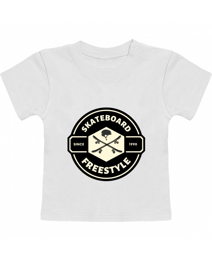 T-shirt bébé Skateboard freestyle 1 manches courtes du designer SG LXXXIII