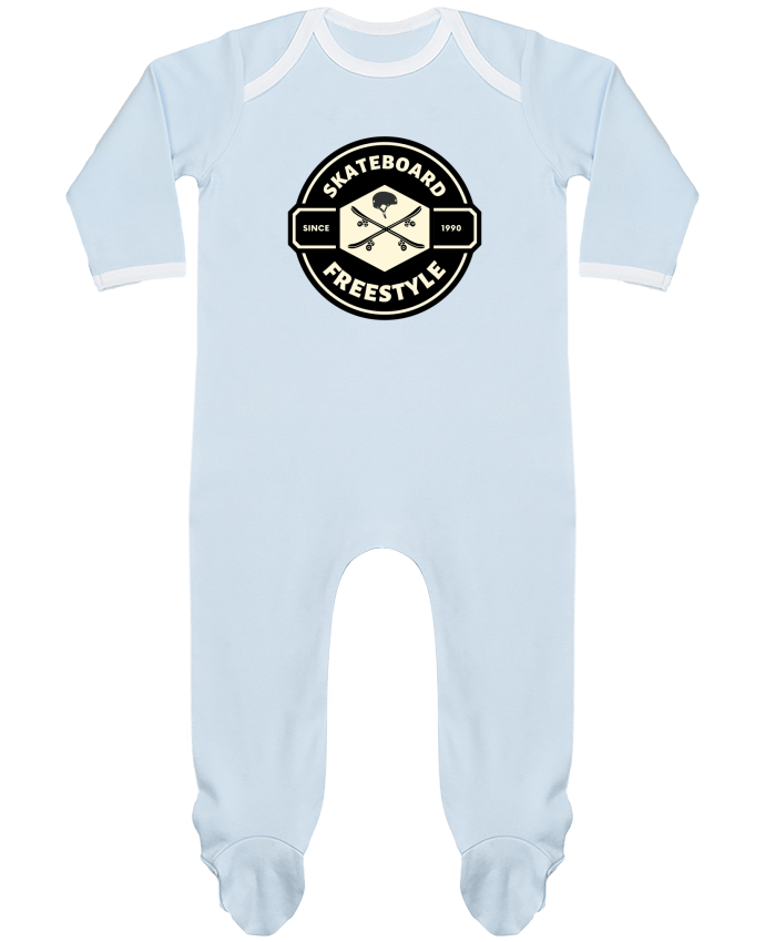 Body Pyjama Bébé Skateboard freestyle 1 par SG LXXXIII