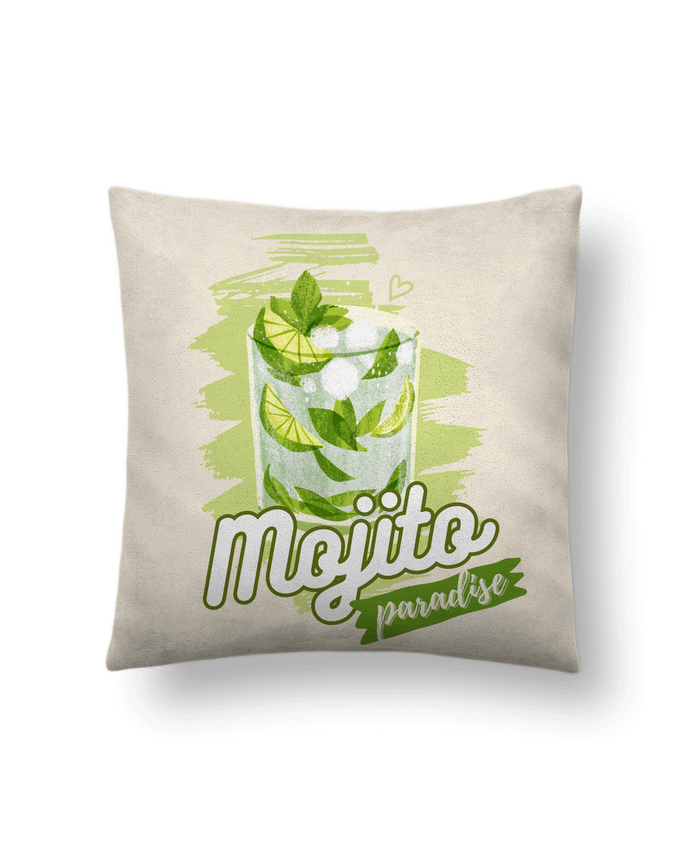 Coussin suédine MOJITO PARADISE par SG LXXXIII