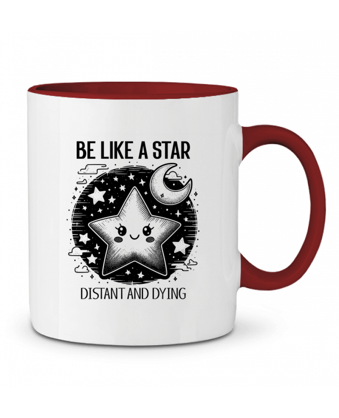 Mug bicolore Be like a star Mona Designs