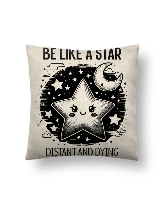 Coussin suédine Be like a star par Mona Designs