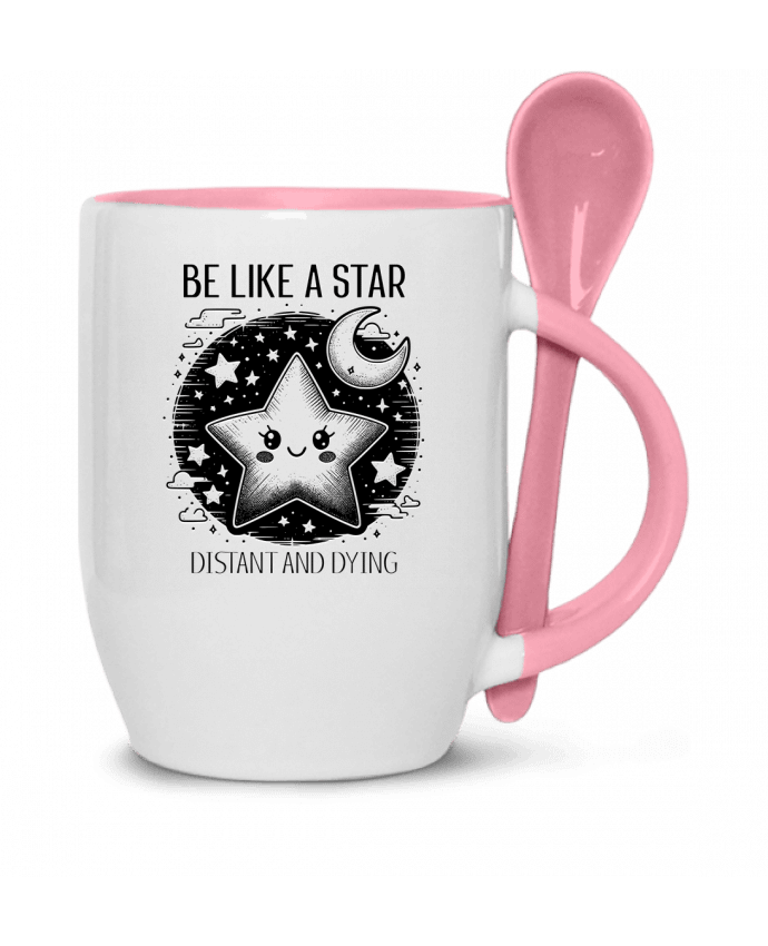  Tasse cuillère Be like a star Blanc par Mona Designs