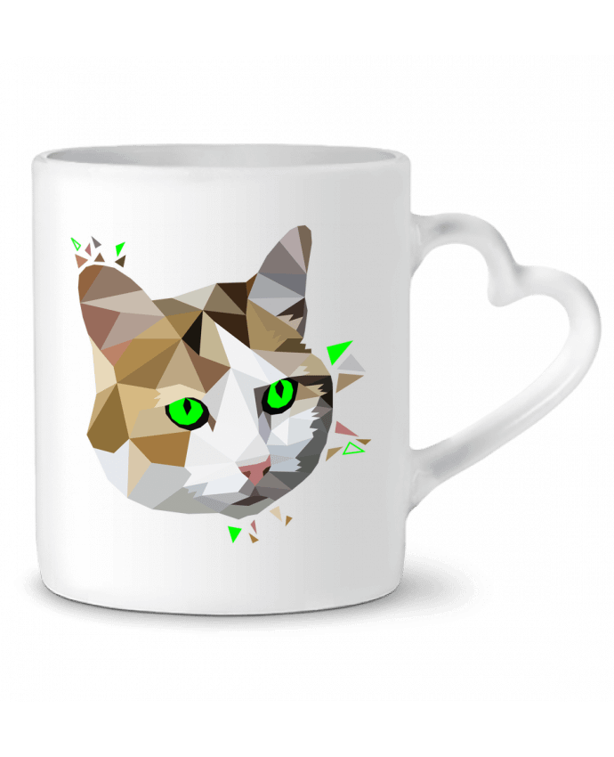 Mug coeur Chat par MozKat Studio