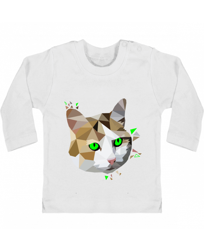 T-shirt bébé Chat manches longues du designer MozKat Studio