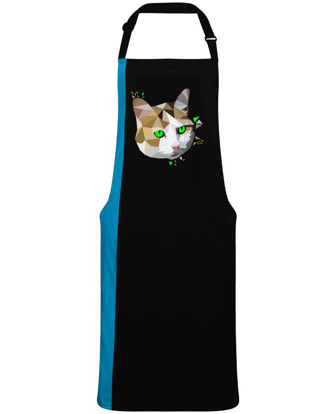 Tablier bicolore Chat par  MozKat Studio