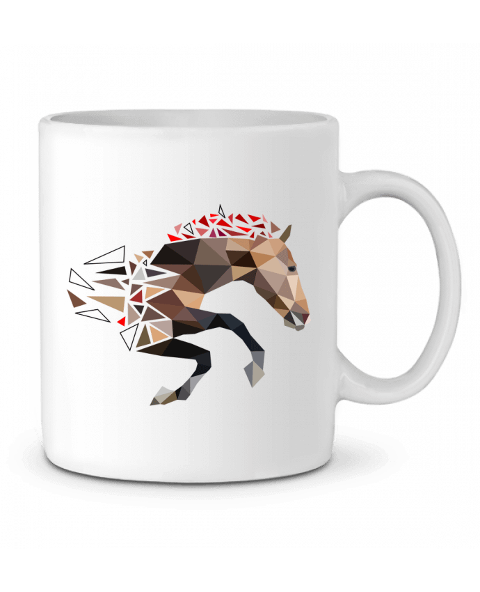 Mug  Cheval triangle géométrique design par MozKat Studio