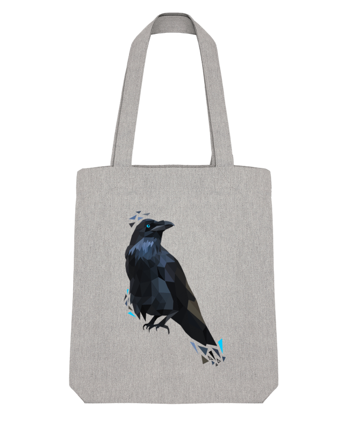 Tote Bag Stanley Stella Corbeau motif géométrique par MozKat Studio 