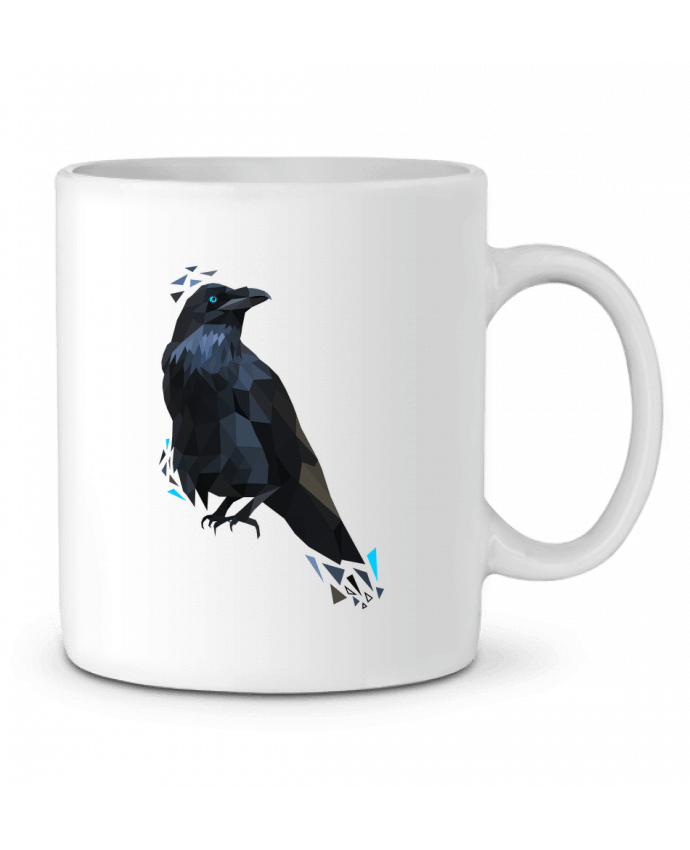 Mug  Corbeau motif géométrique par MozKat Studio