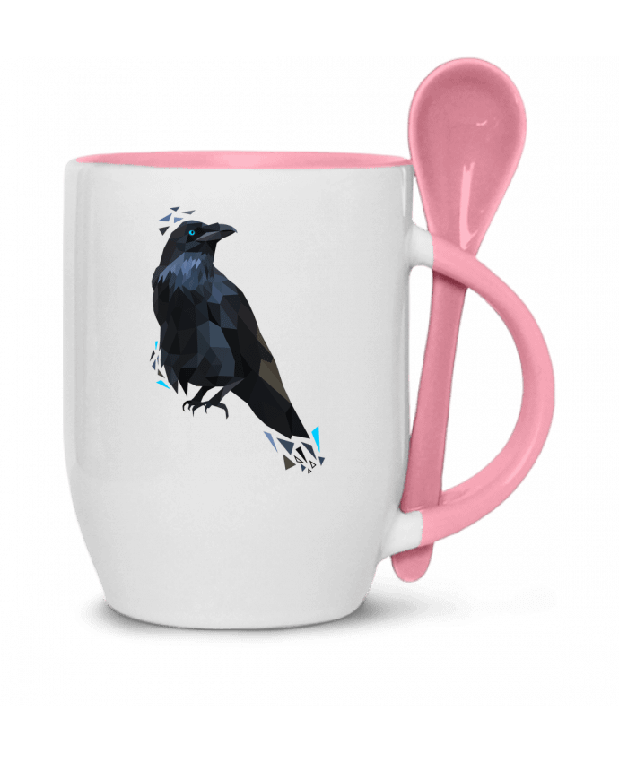  Tasse cuillère Corbeau motif géométrique par MozKat Studio