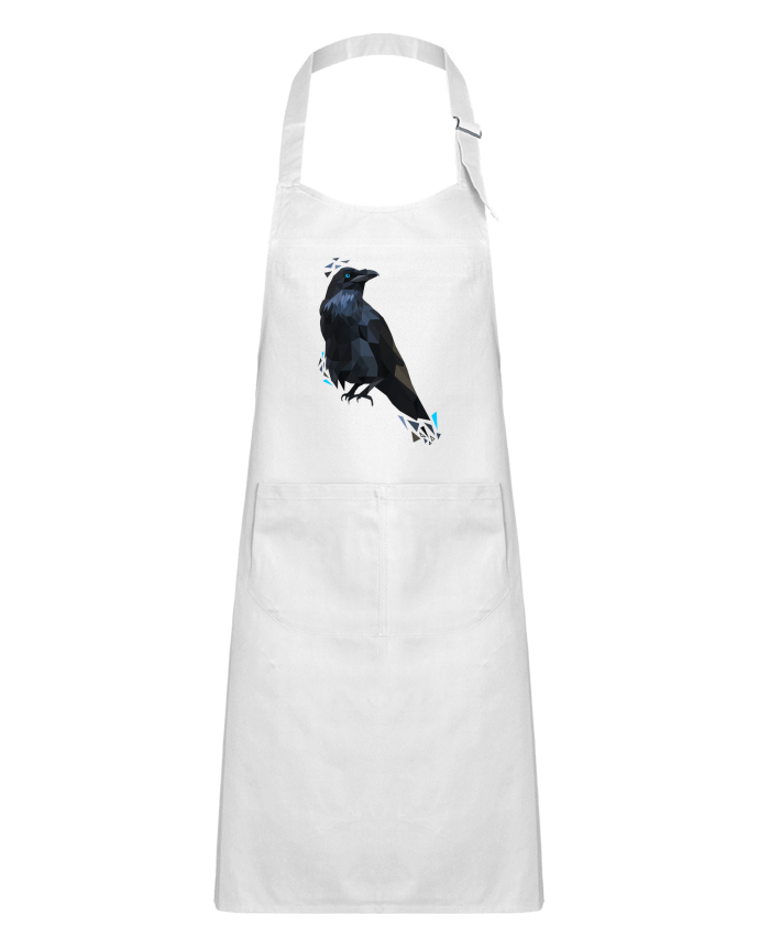 Tablier Enfant Corbeau motif géométrique par MozKat Studio