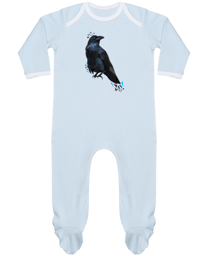 Body Pyjama Bébé Corbeau motif géométrique par MozKat Studio