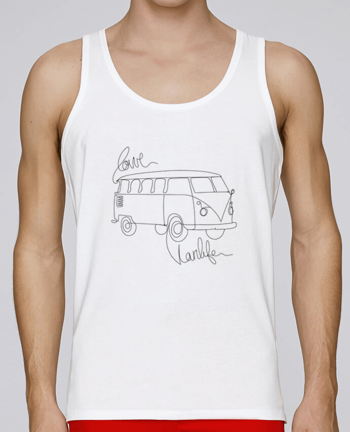 Débardeur homme Love Vanlife par 50NuancesDeGraph 100% coton bio