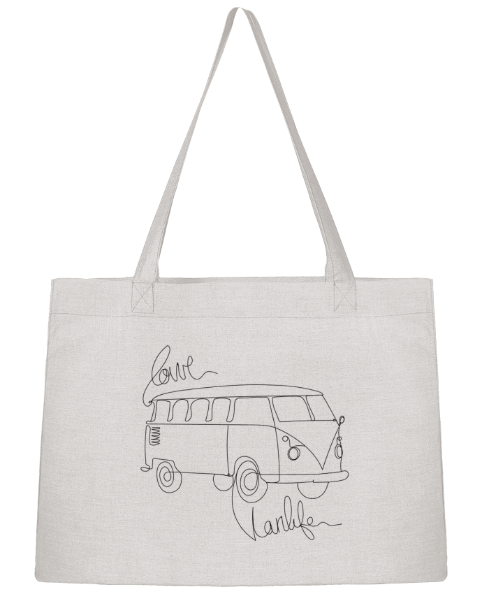 Sac Shopping Love Vanlife par 50NuancesDeGraph