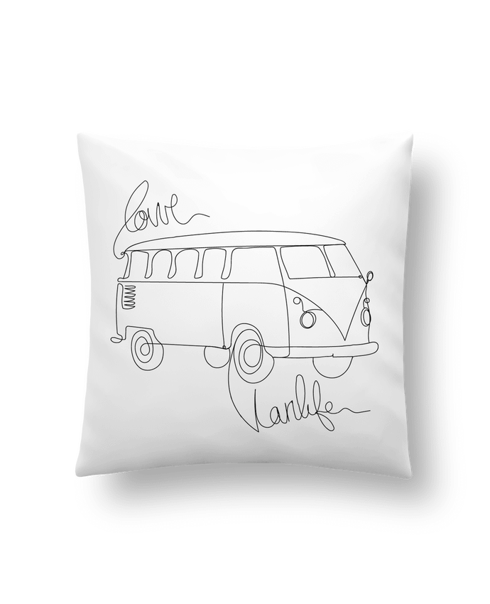 Coussin Love Vanlife par 50NuancesDeGraph