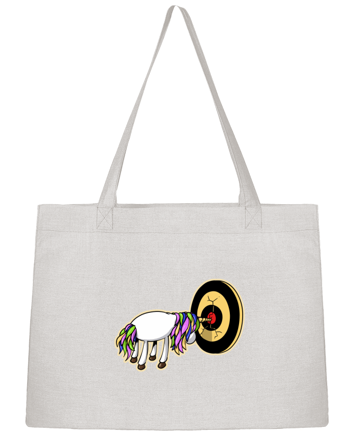 Sac Shopping Licorne et fléchettes par Tomi Ax - tomiax.fr
