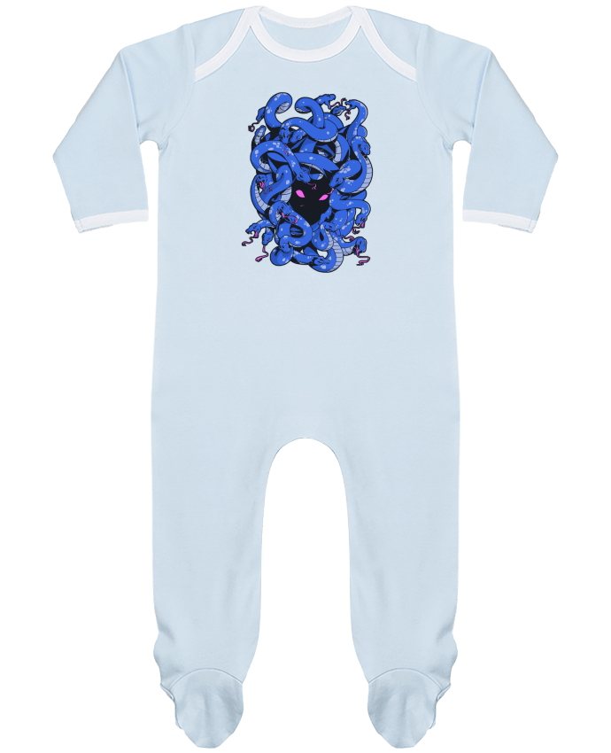 Body Pyjama Bébé Médusa chevelue par Tomi Ax - tomiax.fr