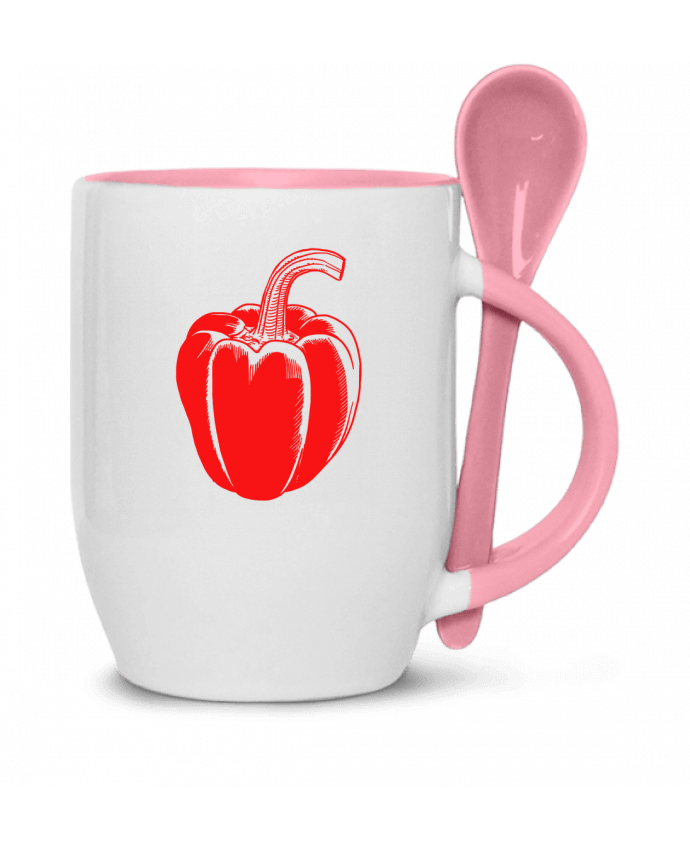  Tasse cuillère Poivron Rouge par Tomi Ax - tomiax.fr