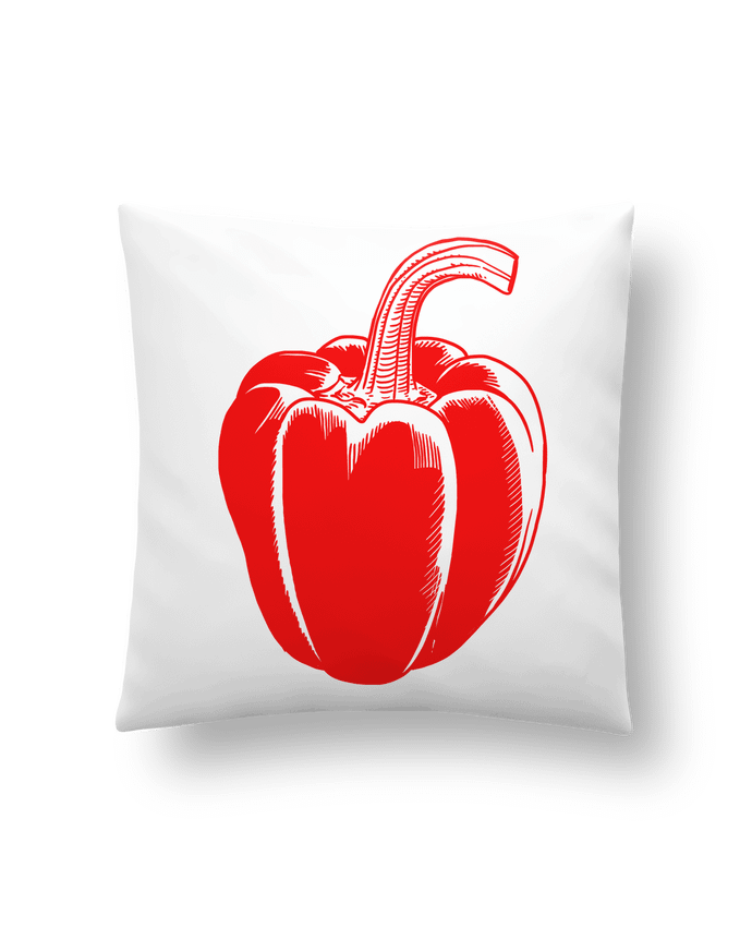 Coussin Poivron Rouge par Tomi Ax - tomiax.fr
