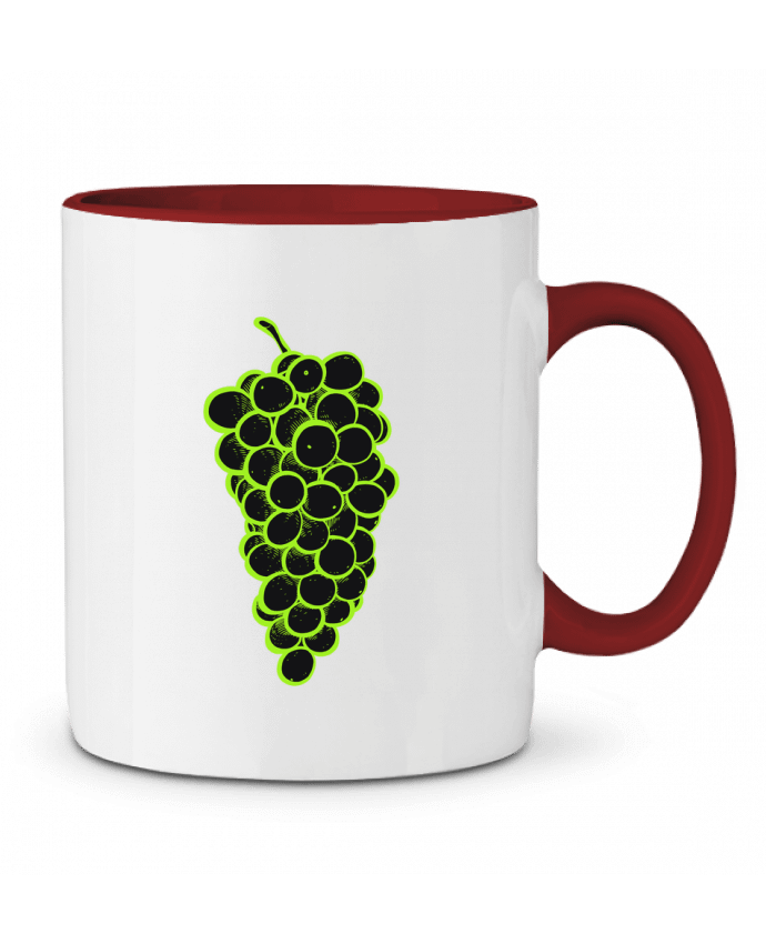 Mug bicolore Grappe de raisins Tomi Ax - tomiax.fr
