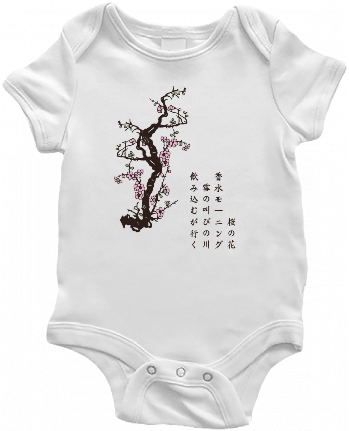 Body bébé Sakura Haïku par BowlOfRice
