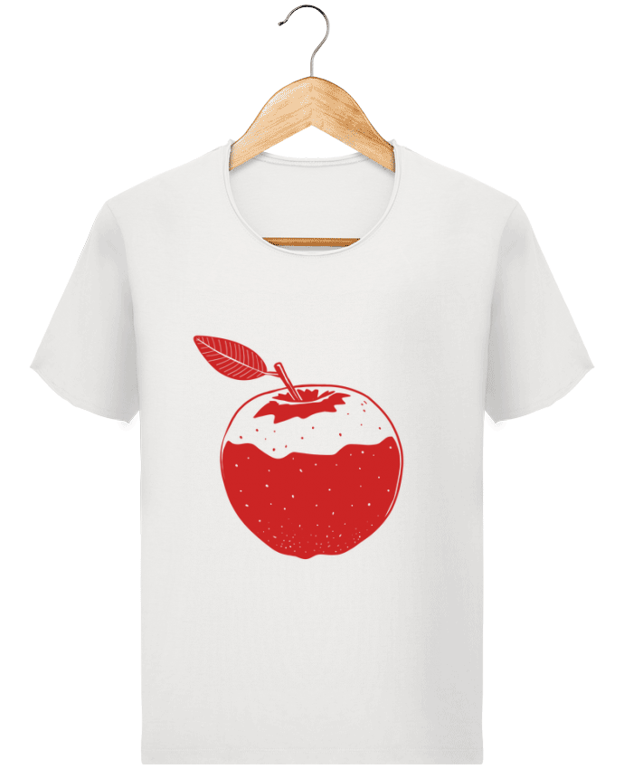  T-shirt Homme vintage Pomme rouge par Tomi Ax - tomiax.fr