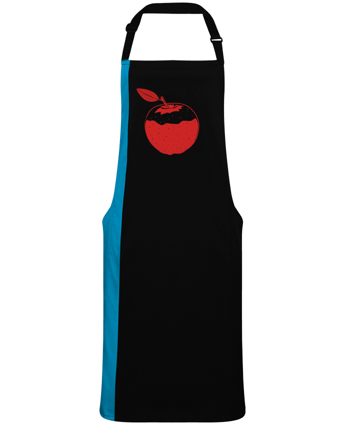 Tablier bicolore Pomme rouge par  Tomi Ax - tomiax.fr
