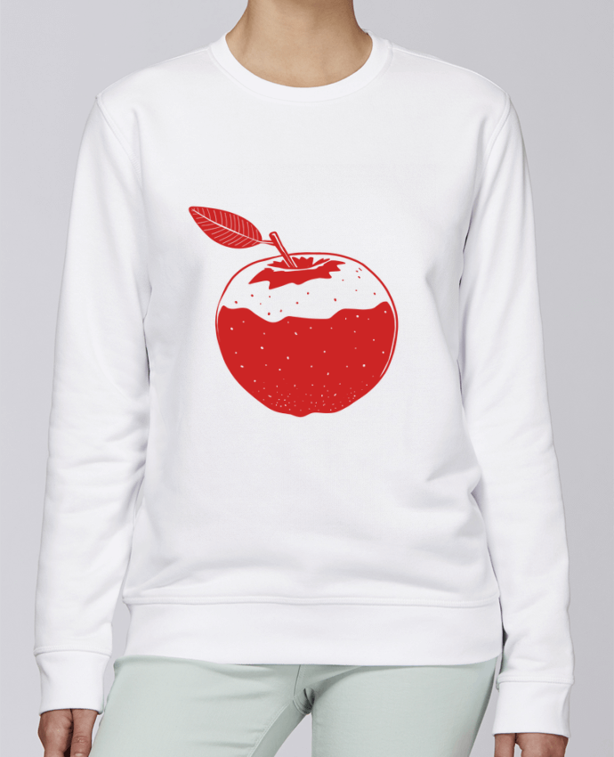 Sweatshirt Pomme rouge par Tomi Ax - tomiax.fr