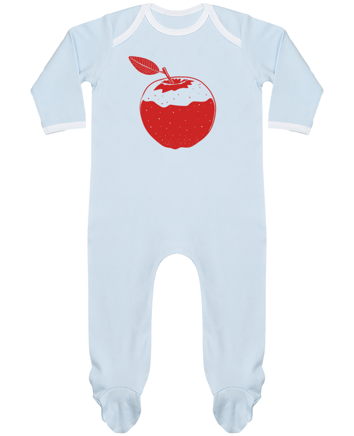 Body Pyjama Bébé Pomme rouge par Tomi Ax - tomiax.fr