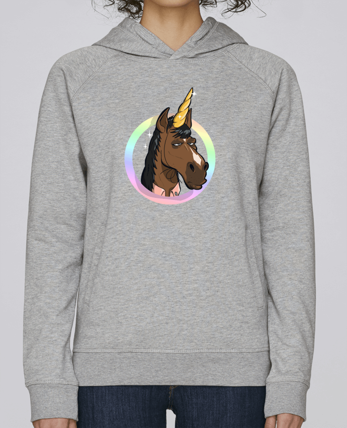 Sweat capuche femme Licorne, fake par Tomi Ax - tomiax.fr