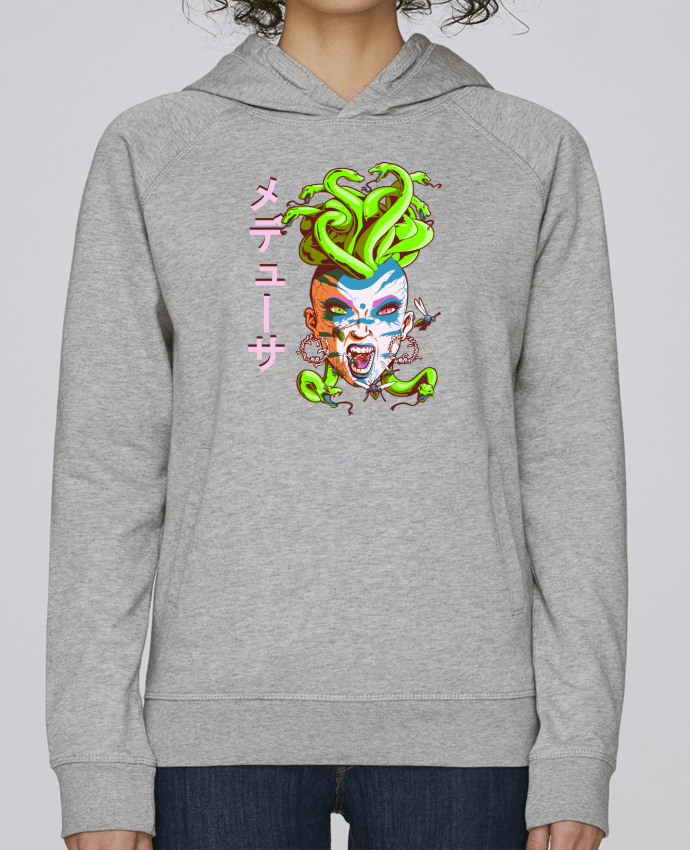 Sweat capuche femme Medusa punk par TOMI AX