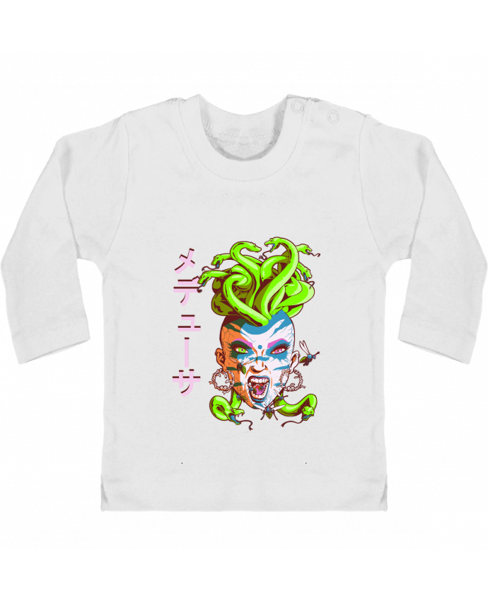 T-shirt bébé Medusa punk manches longues du designer TOMI AX