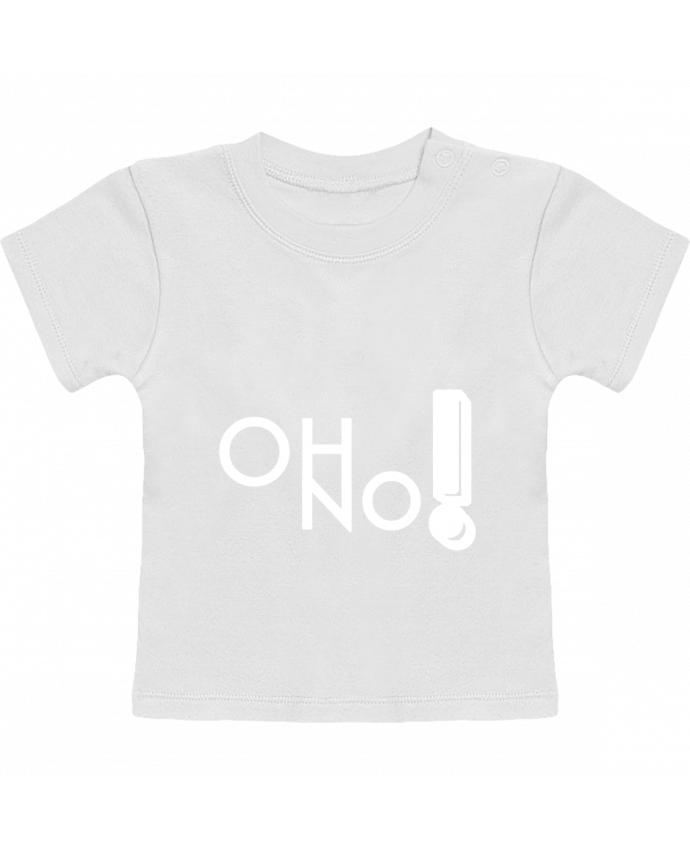T-Shirt Baby Short Sleeve Oh No ! manches courtes du designer Mo'Art