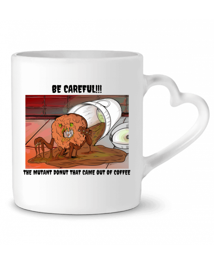 Mug coeur The mutan donut par Darkafreak