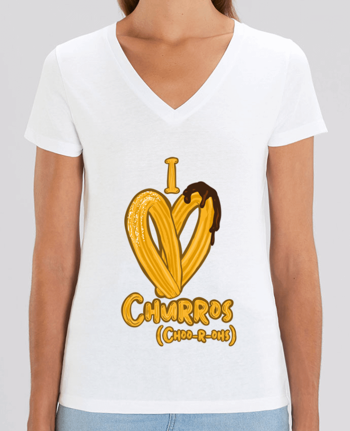 Tee-shirt femme I love churros Par  Darkafreak