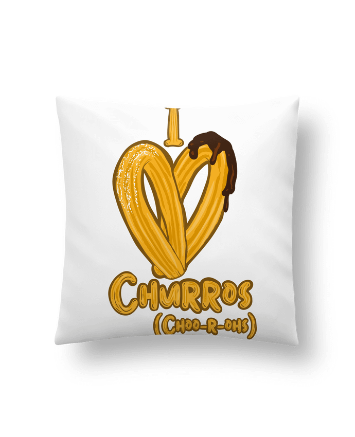 Coussin I love churros par Darkafreak