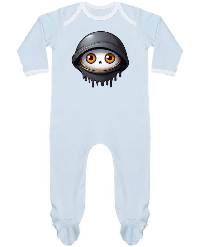 Body Pyjama Bébé THE TIME OF FEAR par 33designerarte