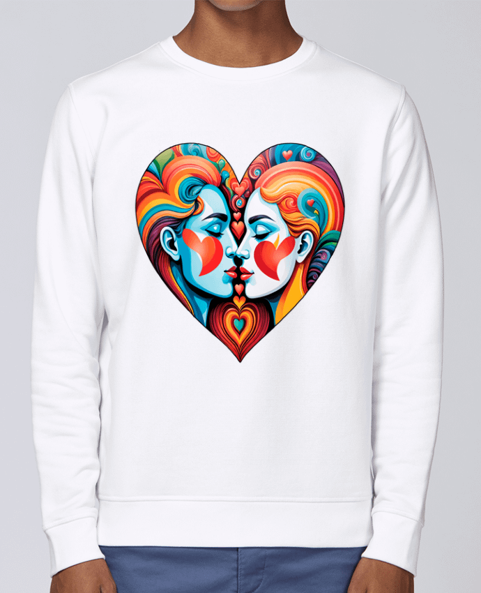 Sweatshirt MULTICOLOR HEART par 33designerarte