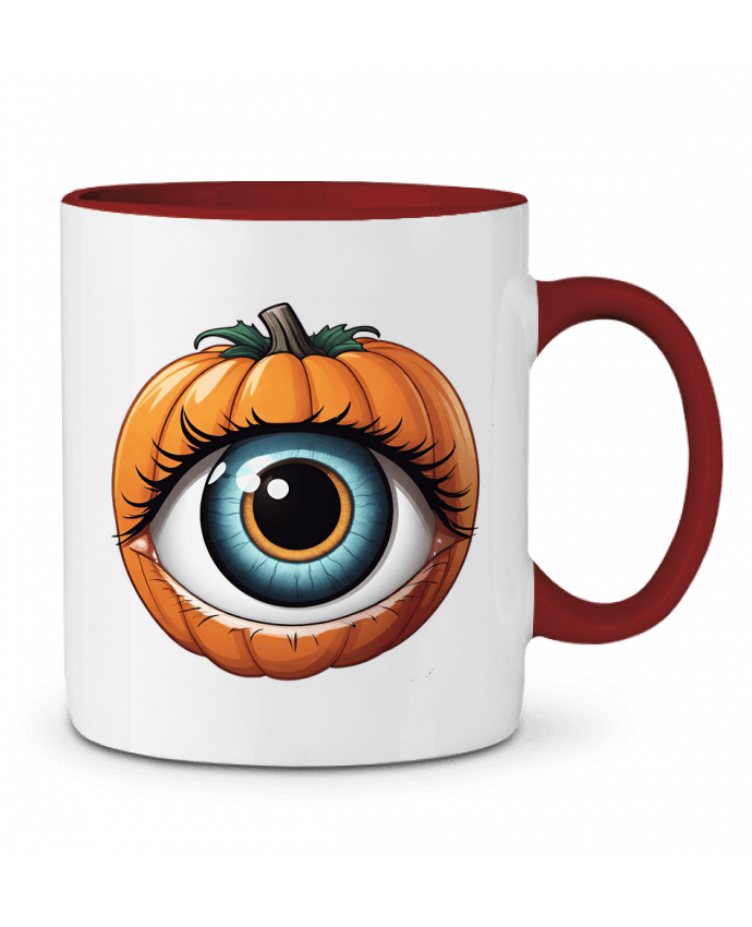 Mug bicolore THE LOOK OF THE PUMPKIN 33designerarte