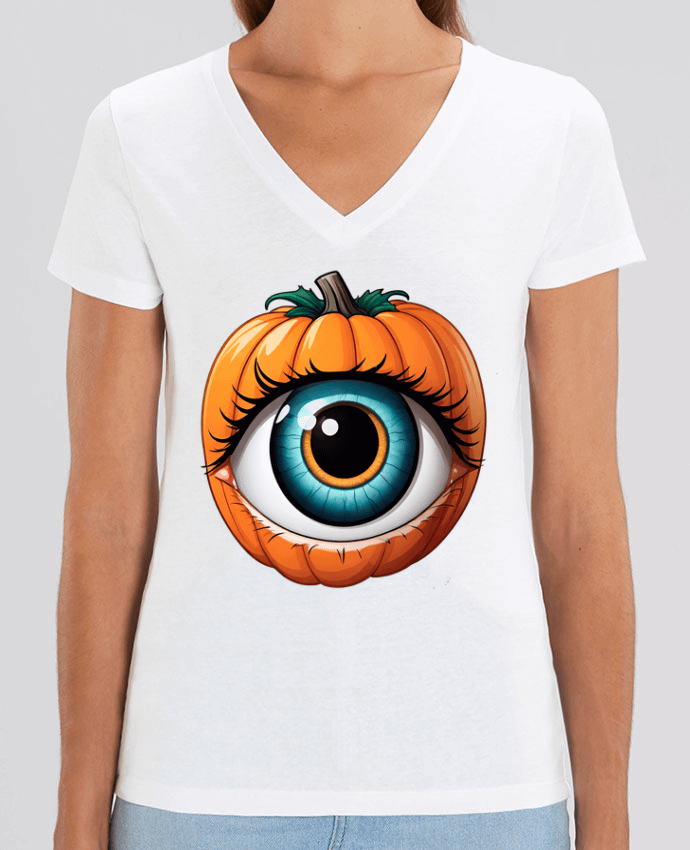 Tee-shirt femme THE LOOK OF THE PUMPKIN Par  33designerarte