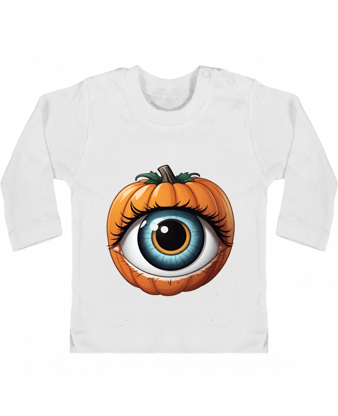 T-shirt bébé THE LOOK OF THE PUMPKIN manches longues du designer 33designerarte