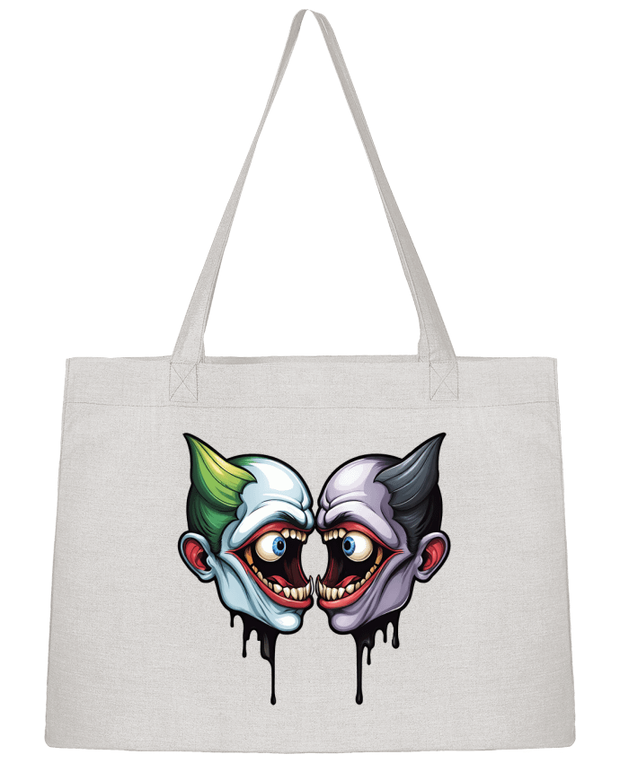 Sac Shopping MOUTH WITH EYES par 33designerarte