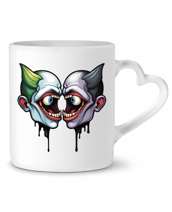 Mug coeur MOUTH WITH EYES par 33designerarte