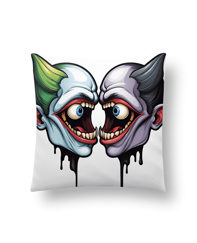 Coussin MOUTH WITH EYES par 33designerarte