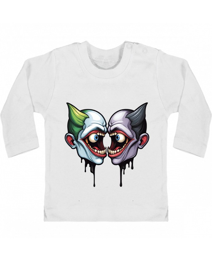 T-shirt bébé MOUTH WITH EYES manches longues du designer 33designerarte