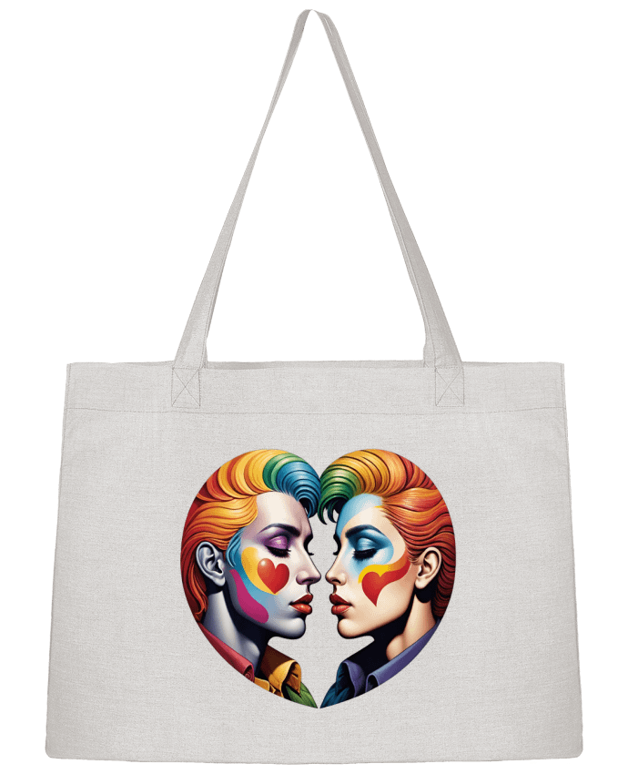 Sac Shopping UNITED HEARTS par 33designerarte