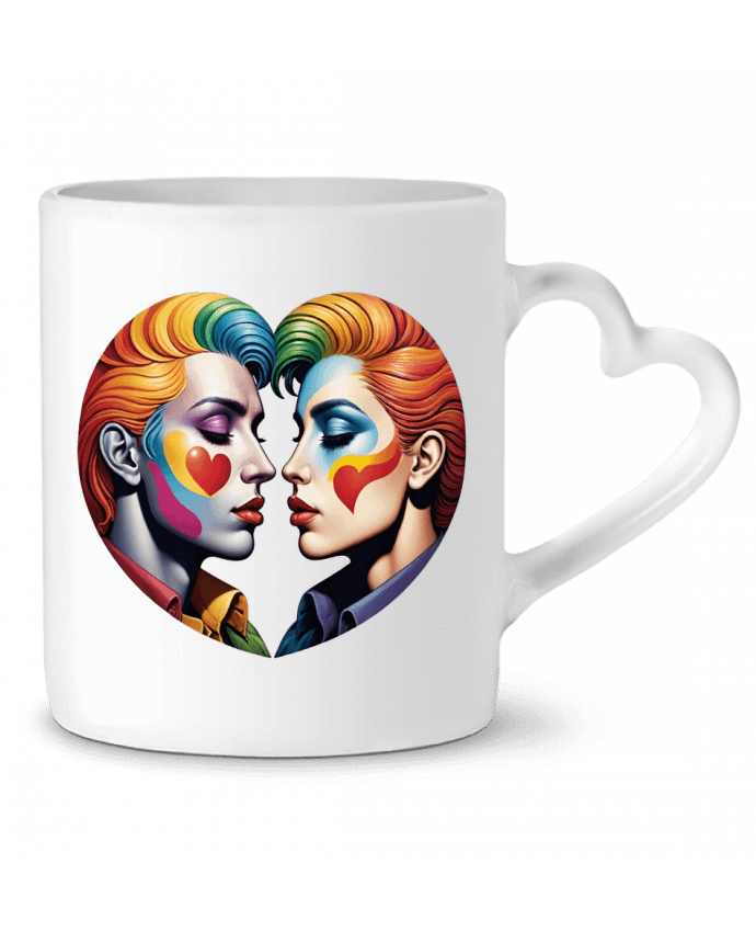 Mug coeur UNITED HEARTS par 33designerarte