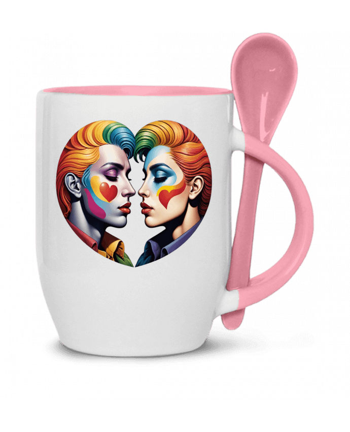  Tasse cuillère UNITED HEARTS par 33designerarte