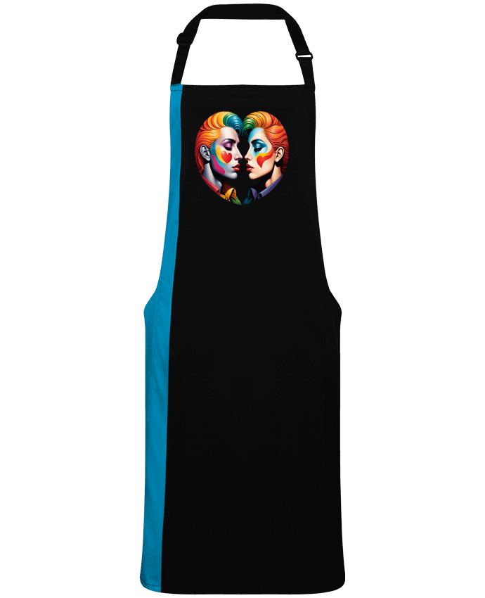 Tablier bicolore UNITED HEARTS par  33designerarte