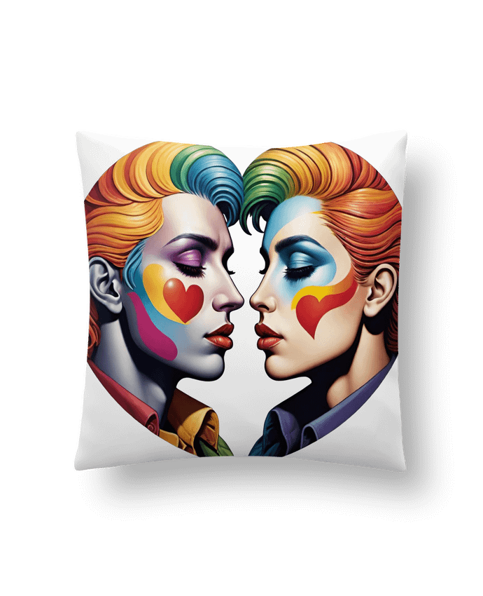 Coussin UNITED HEARTS par 33designerarte